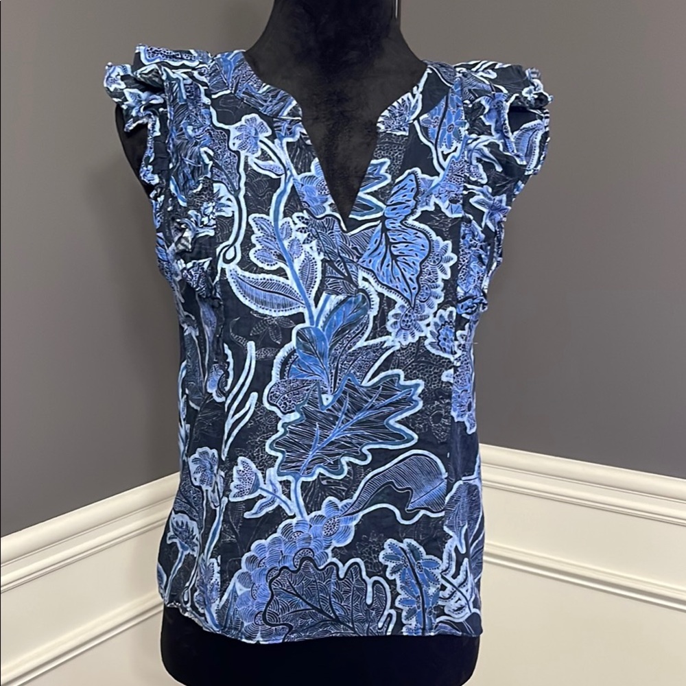 Parker Ruffle Sleeve Blouse - Picture 1 of 6